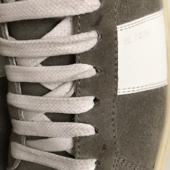 Saint Laurent Grey Suede High Top Sneakers SL/02H - Picture 12 of 14